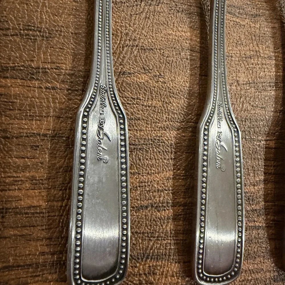 Salem Stainless Japan 1776 Set of 4 TEASPOONS 6
